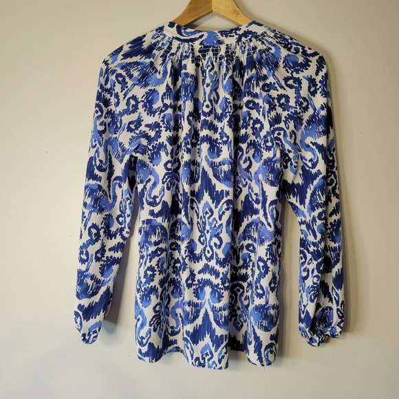 Lily Pulitzer Elsa Silk Blouse - Picture 9 of 10